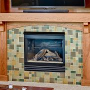 Remodeled fireplace